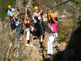  Vía Ferramarra en grupo